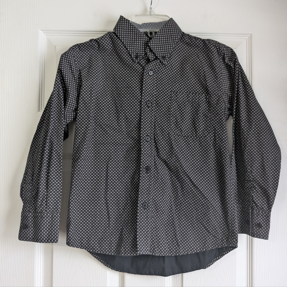 Red River Boys Button Up Shirt Size L